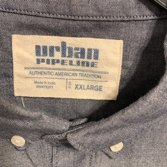 URBAN PIPELINE CHAMBRAY SHIRT - Picture 2 of 5